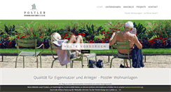 Desktop Screenshot of postler-wohnanlagen.de